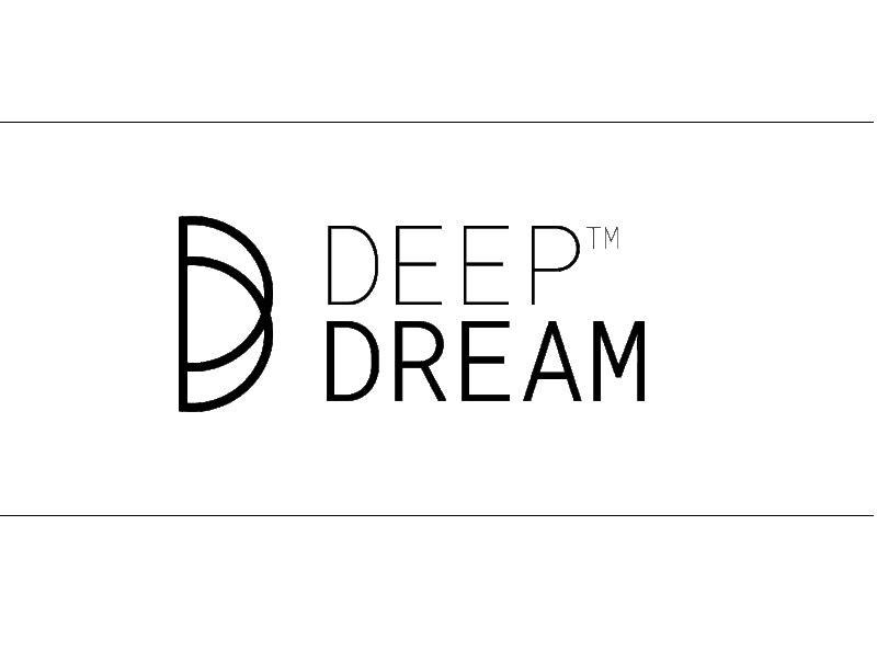 Simple Clean Deep Dream logo black and white branding design logo minimal