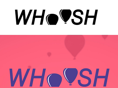 Whoosh Balloon Company Logo