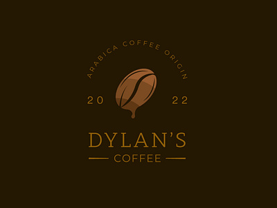 Dylan's Coffee Shop Logo branding design icon illustration logo minimal vector