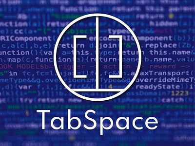 TabSpace programming company logo branding icon logo minimal typography