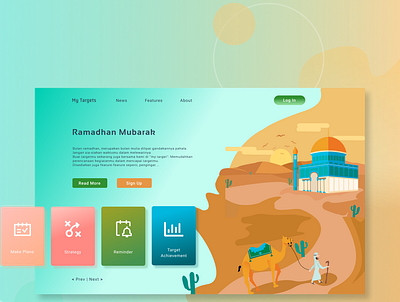 My Targets - landing page design figma homepage illustration landing page web design