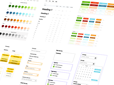 UI Style Guide atom button calendar color dailyui date design designstyle designsystem molekul styleguide styleguideline textbutton textline typoghraphy ui uidesignstyle uitrending ux
