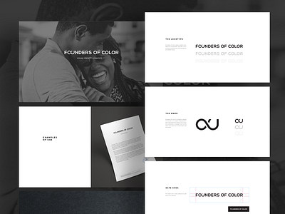 Founders of Color Branding 7ninjas branding color founders infinity logo startups