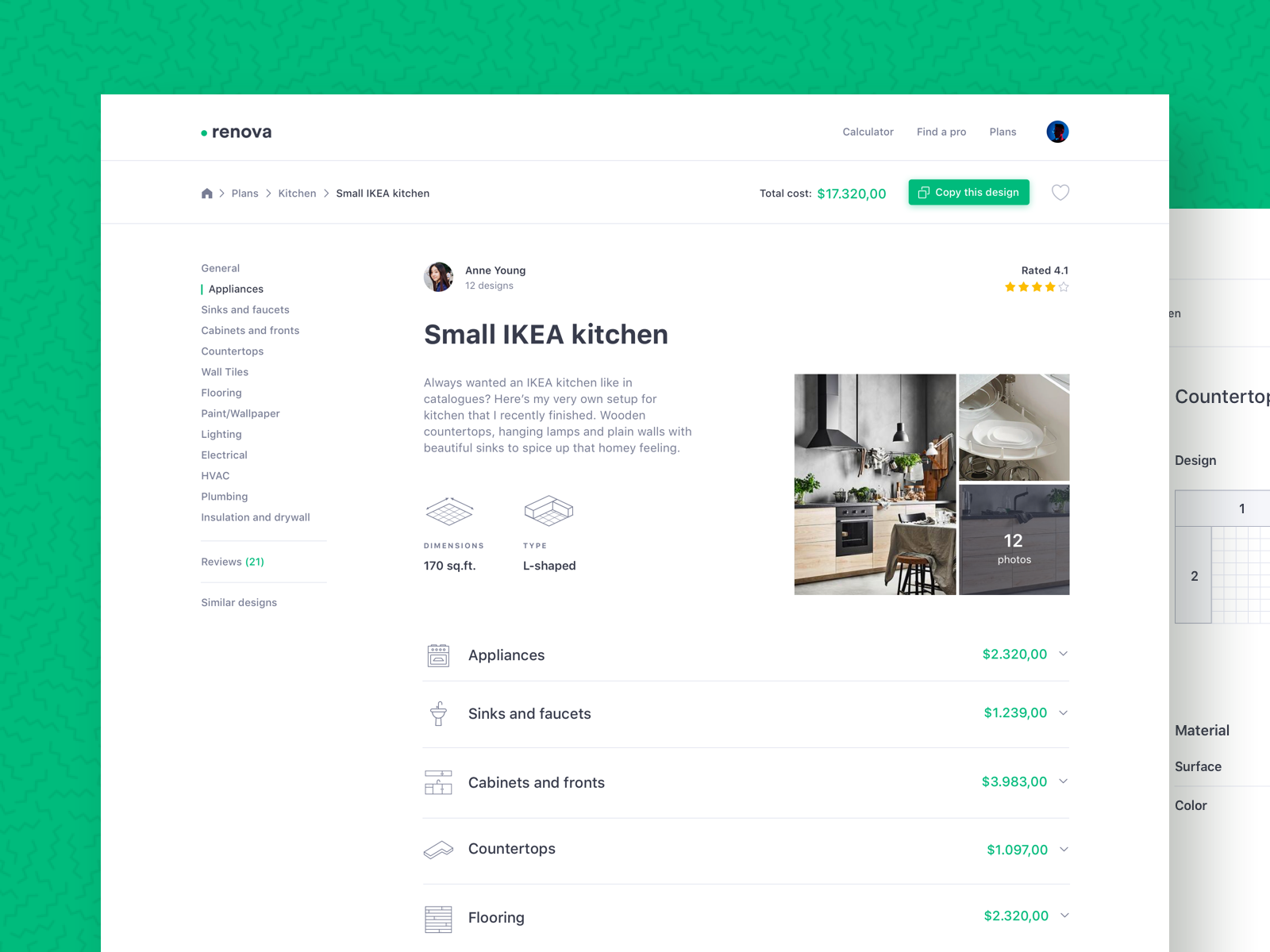 Renovation Cost Calculator By Bartek Pierzcha A On Dribbble   Renova Dribbble 1x 4x 