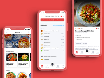 Chefman Recipe Ingredients 👨‍🍳 app chefman cooking cooking app cuisine ingredients kitchen list recipe recipe app recipe book recipes scroll shopping shopping list smart home sous vide