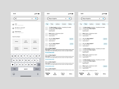 Mobile Search UX Concepts