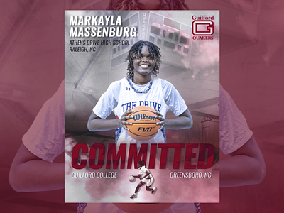 110% Committed Basketball Graphic basketball college basketball committed girls basketball graphic design high school high school basketball photoshop social media social media graphic womens basketball