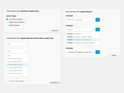 Single Select Patterns dropdown form form design radio button search select single select ui design ux ux design