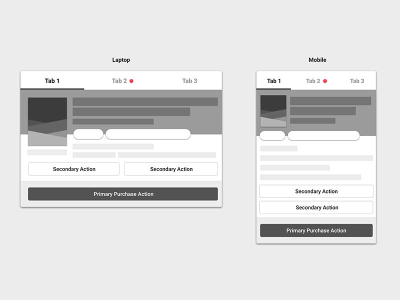 Responsive Complex Cards wireframe kit wireframes wireframe tab design tabs buttons button design ui design cards responsive layout responsive responsive design card design user experience ux design ux