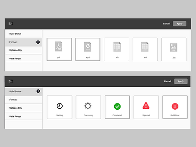 Wireframes for Filtering System dropdown filter ui filtering system filters multiselect product productdesign ui user experience ux uxui web wireframes