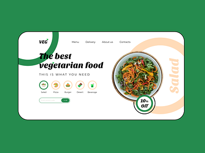 veg card cards ui design figma minimal ui