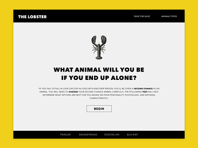 3 Landing Page challenge daily dailyui landing lobster page ui