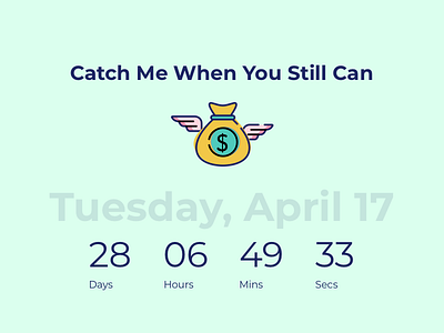 Daily UI Challenge #14 Countdown