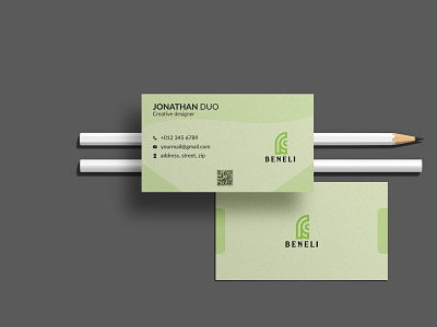 Modern Minimal Business Card Design