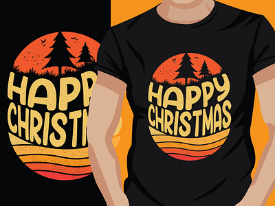 Happy Christmas T-Shirt Design