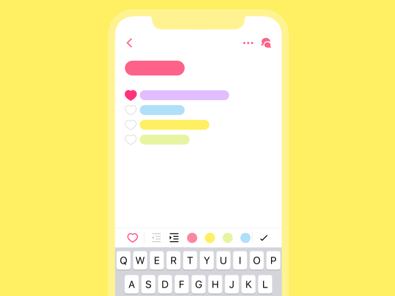 Tasks you love