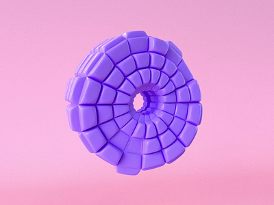 Puffy Donut 3d 3d animation c4d octane render