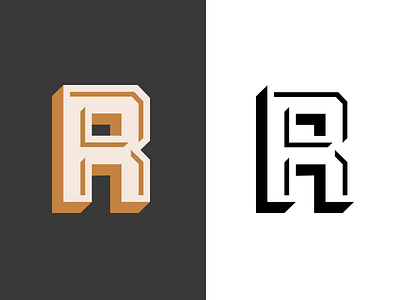 New Logo 2017 letter logo mark r trademark type typography