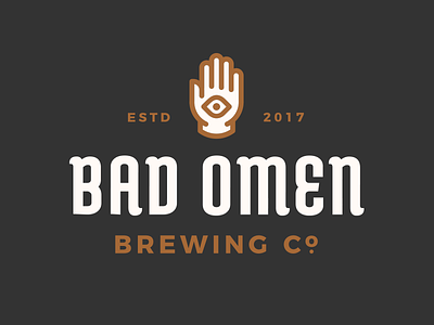 Bad Omen pt. 4 bad beer evil eye eye hand icon lefthand logo occult omen paranormal spooky