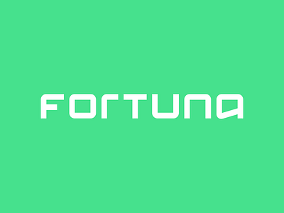 Fortuna Wordmark custom letter lettering logo mark type wordmark