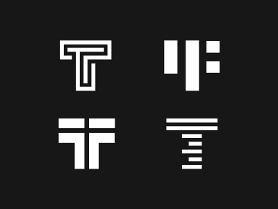 T/TF marks analytics data golf letter logo mark measurements monogram t.type tf