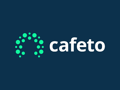 Cafeto pt. 1 branding c data dots flow identity letter logo mark movement software type