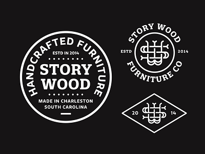Story Wood Refresh pt. 3 craft furniture handmade lockup monogram s storywood sw type w wood