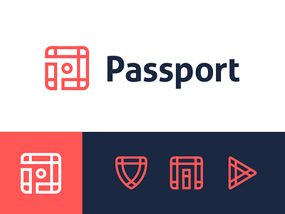Passport Reject pt. 3 app brand branding city data grid logo p parking startup transit travel
