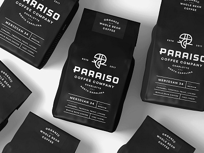 Paraiso Packaging pt. 3 bag bird branding coffee lockup logo package packaging roaster toucan type