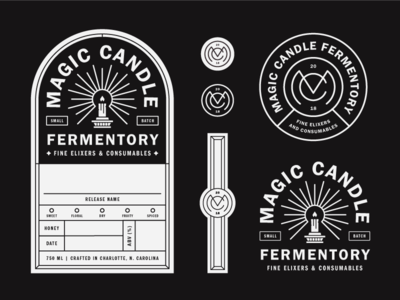 Magic Candle Labels