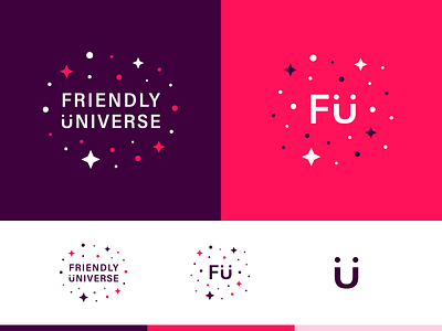 FU pt.2 branding branding guide friendly fu logo responsive smile space universe