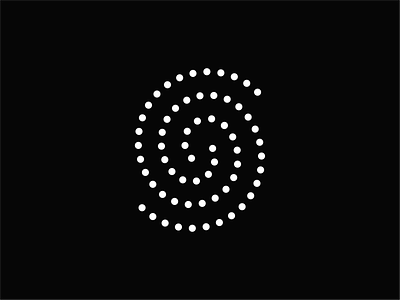 S Logo dots galaxy letter logo robotics s science space