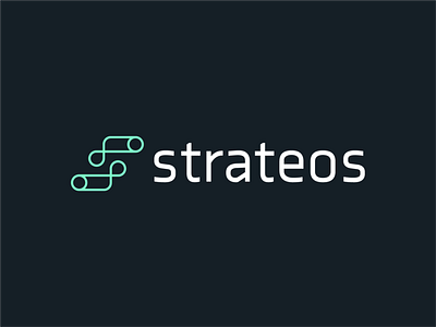 Strateos Logo biotech logo logo design logos robotics tech