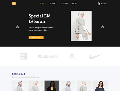 e-Commerce Design Landing Page branding ecommerce ecoo ui uidesign