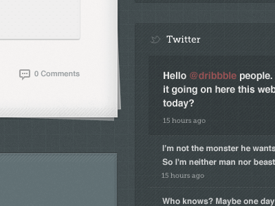 Hello @dribbble blog grid paper texture theme transparent twitter wordpress