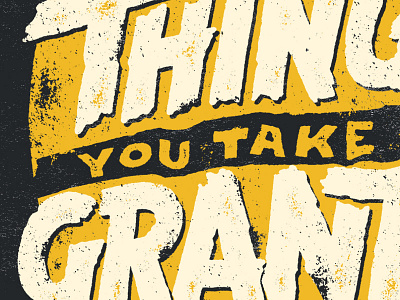Thing hand drawn type illustration lettering typography