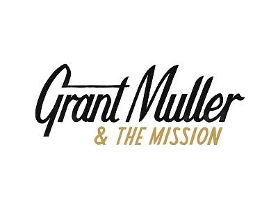 Grant Muller album cover hand drawn type lettering logo logotype typography