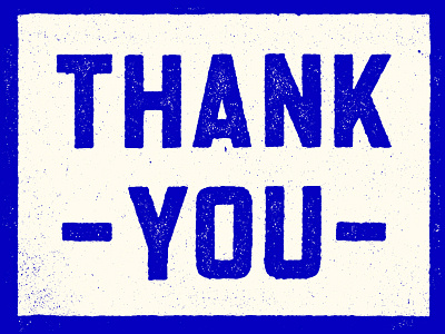 Thank You lettering thank you typography