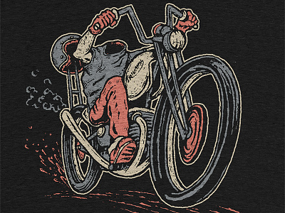 Headless Rider cotton bureau illustration shirt tee