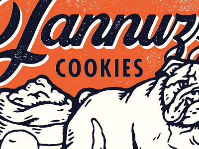 Cookies branding illustration lettering logo typography