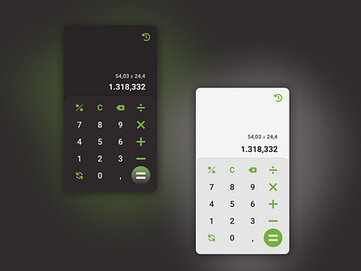 Daily UI Challenge Day #004 Mobile Calculator 004 calculator dailyui
