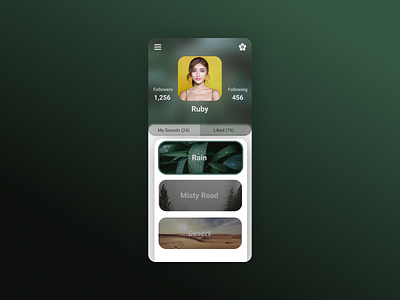 Daily UI Challenge Day #006 User Profile