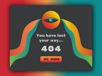 Daily UI Challenge Day #008 404 Page