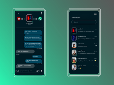 Direct Messaging Daily UI Challenge Day #013 013 challenge dailyui design direct direct message direct messaging messaging messaging app mobile ui