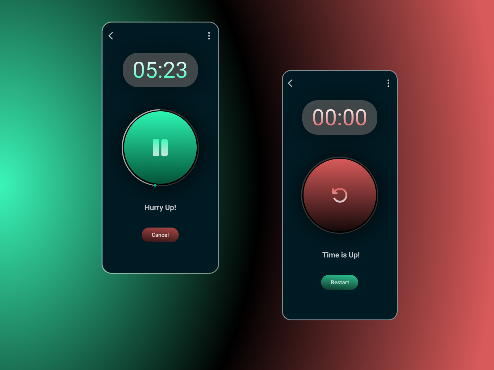 Countdown Timer Daily UI Challenge Day 014 by İlker Ateşen on Dribbble