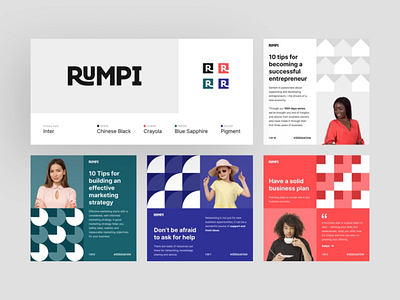 Rumpi Logo design case study branding design flat icon illustration logo logo design logo per day ui vector
