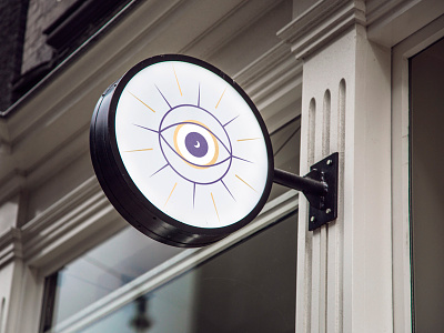 Esoteric Boutique brand identity branding esoteric eye moon sun