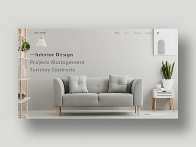 Website Concept for Interior Design Website adobexd conceptdesign minimal mockup ui uidesign ux uxdesign web wordpressdeveloper