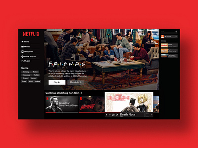 Netflix UI Concept