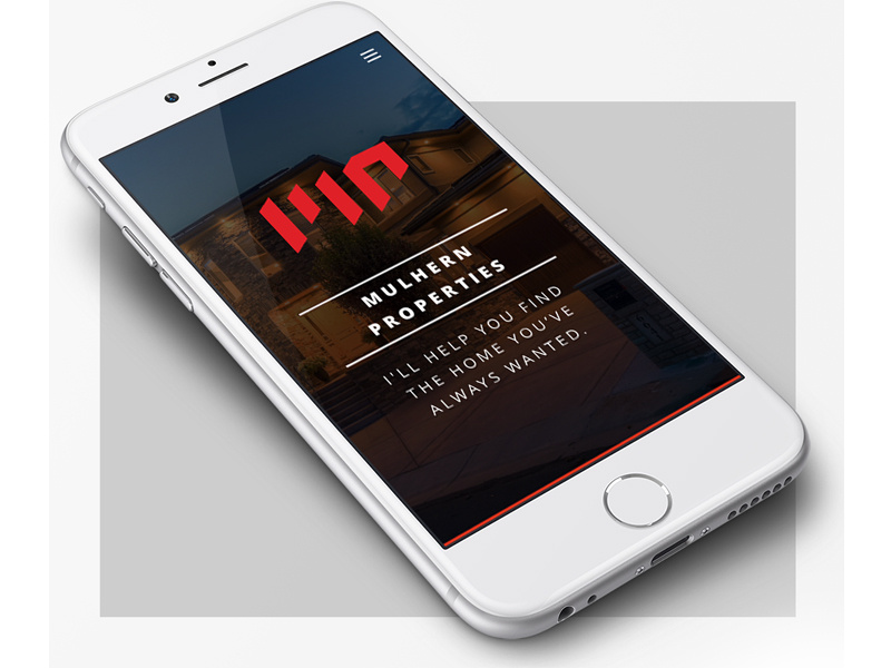 Mulhern Properties / Responsive Website + Brand branding vector design css html5 ui ux